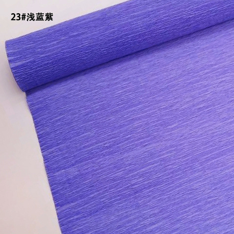 工厂直销跨境彩色皱纹纸褶皱卷边纸25cm*2.5m手工diy花艺制作材料|undefined