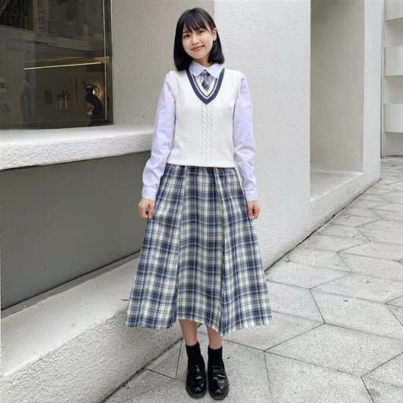 秋の制服セット 中高生制服 イギリス風カレッジスタイル JK 日本風制服 ワンピース セーター ロングスカート 韓国風|undefined