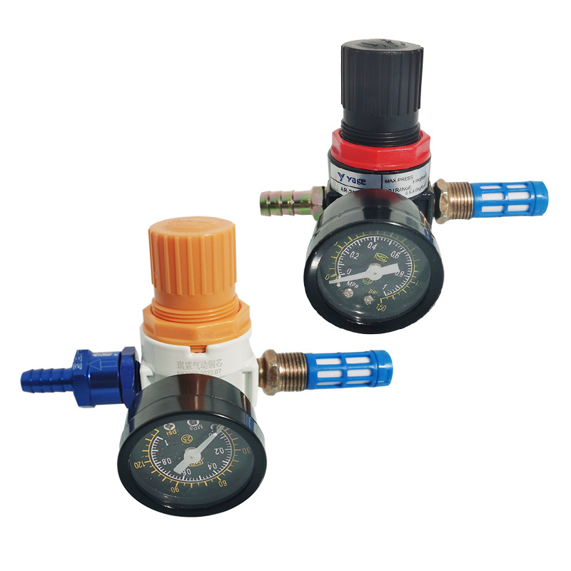 货车汽车淋水刹车水箱改装件芯调压阀气压表减压阀AR2000压力表