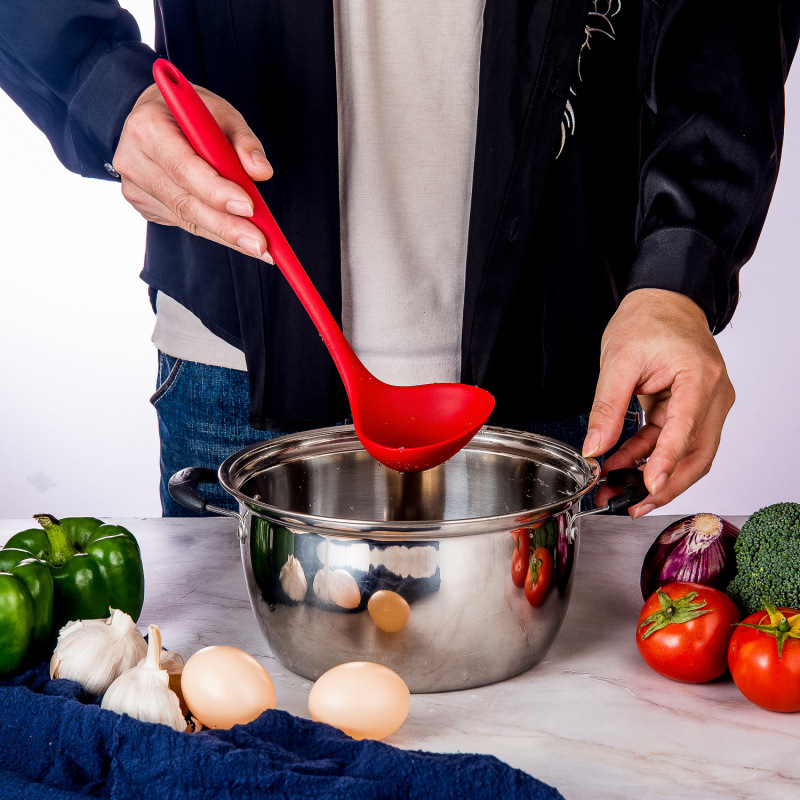 Kit de cocina de silicona de 10 piezas, conjunto de herramientas de silicona antiadherentes, garras de polvo, cuchillo de silicona, utensilios de cocina