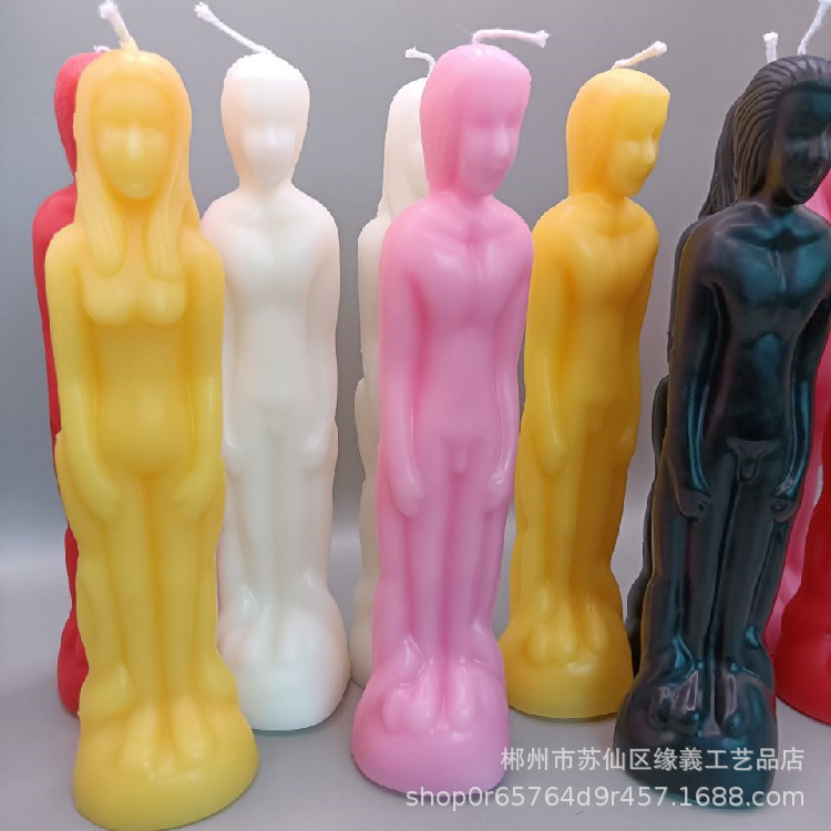 Supply Humanoid Candles for Men and Women Human Candles Alien Craft Photo Ornaments Romantic Gifts Various Colors Optional