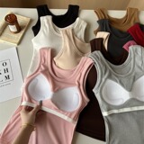 Áo ba lỗ nữ с вотеной волосатым жилетом для женщин с основанием без рукавов грудной клетки.