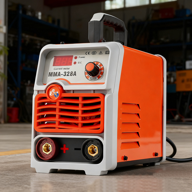 新款 MMA-328A 电焊机 数显调节电流 手提式家用工业两用焊接设备