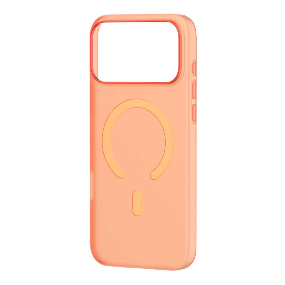 Fábrica de origen para iphone17promax ultra delgado PP esmerilado magnético verdadero caso de teléfono magnético no amarillo