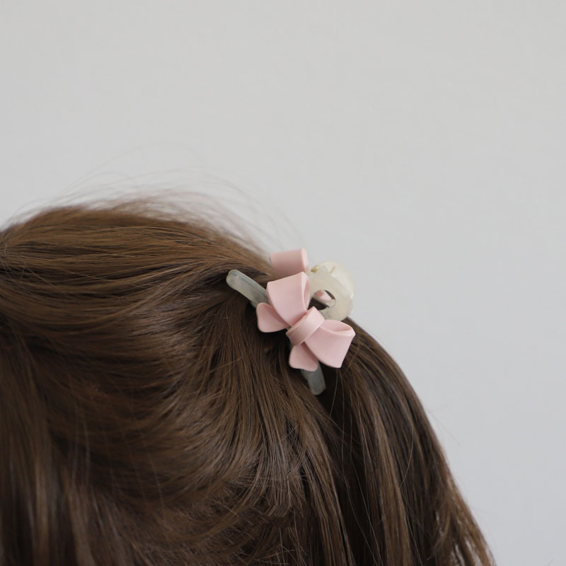 Juge tierno ~ dulce y lindo arco marrón pequeño raspado clip de mar para reducir la edad de las niñas clip de tiburón rojo clip de pelo