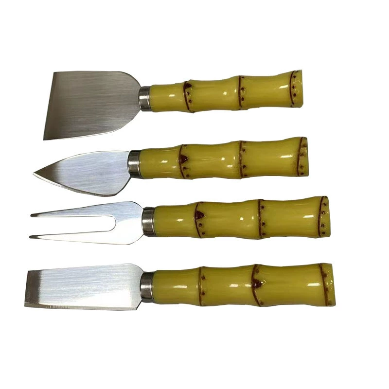 Bamboo small set, oil, 4 pieces