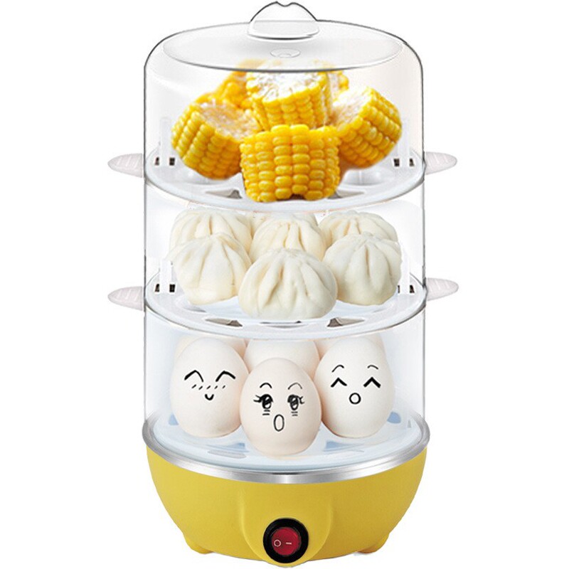 家庭用蒸し卵器ミニ多機能煮卵神器寮朝食機小型自動停電|undefined