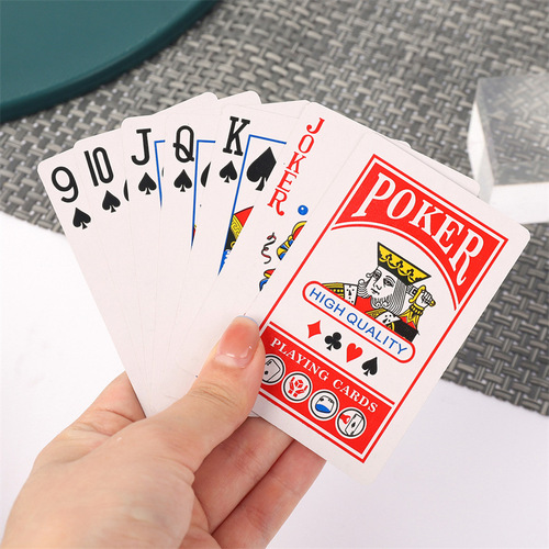 Factory direct selling playing cards wholesale, leisure and entertainment thickened cardboard playing cards, adult party, one pair