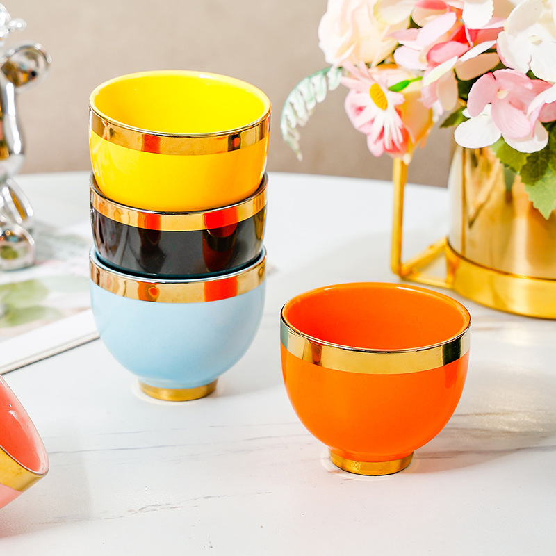 Coffee Cup suit Middle East Hot-selling Tea Cup Turkish Ceramic Coffee Cup Tea Set Gift Box 6 Cup Set