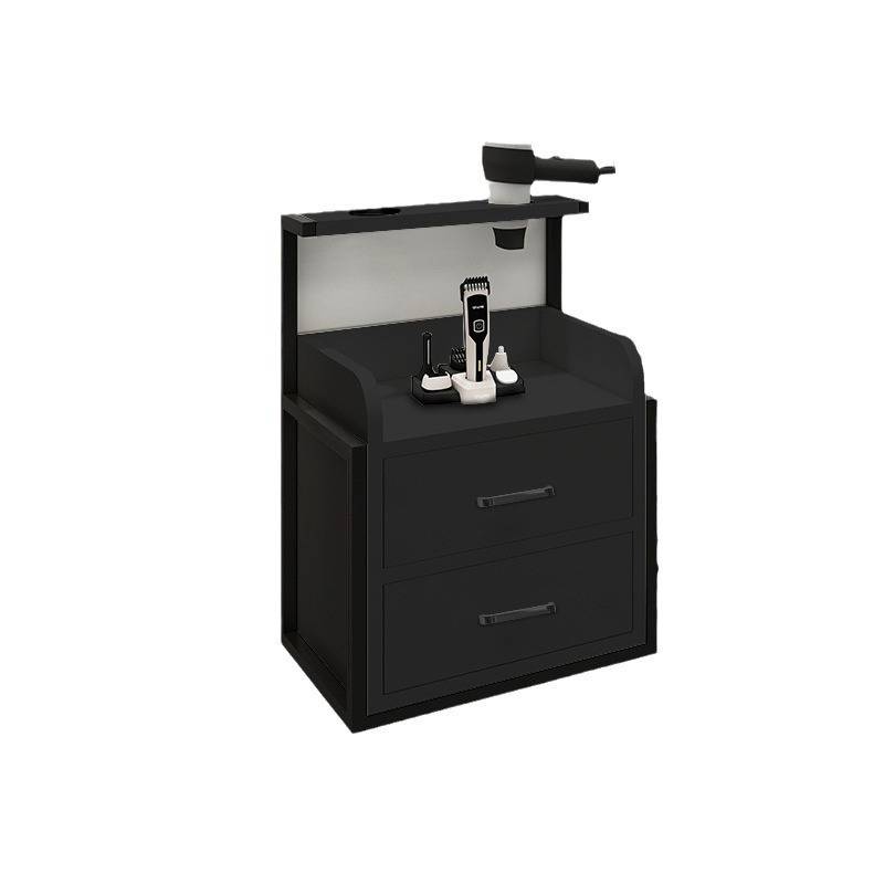 Gabinete de herramientas de peluquería, mesa de corte de pelo especial para salón de peluquería, gabinete de herramientas de peluquería montado en pared, armario de peluquería