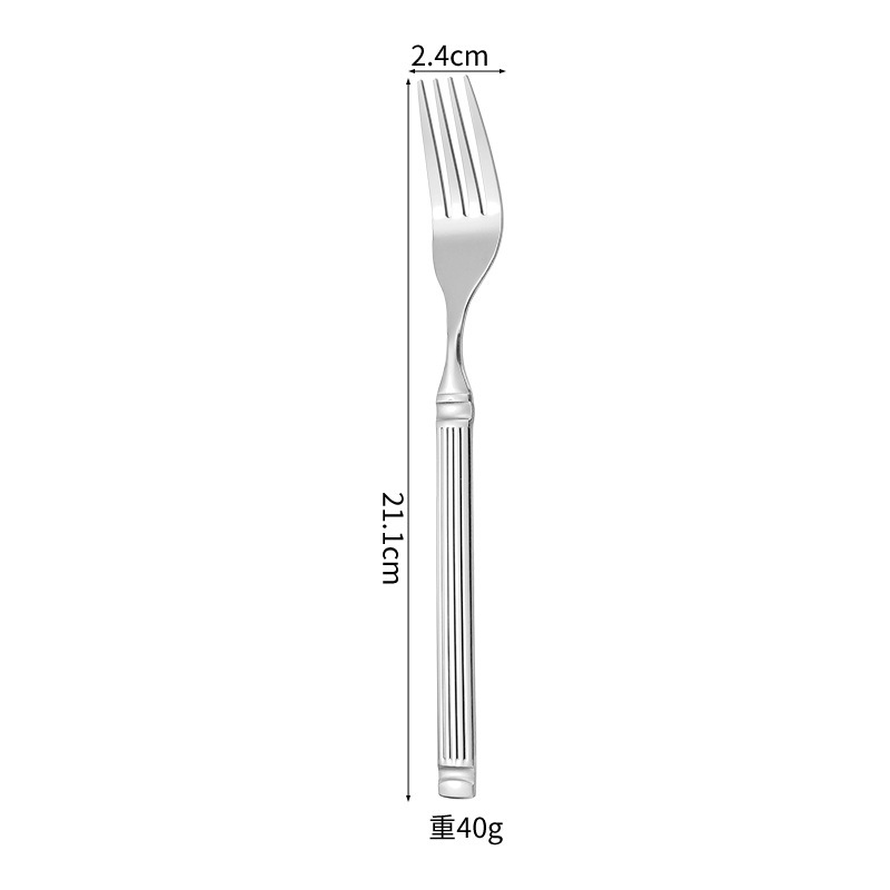 OZON conjunto de cubiertos de columna romana 6 piezas principales espejo pulido cubiertos de hotel cuchillo de comida occidental tenedor cuchara cuchillo de filete