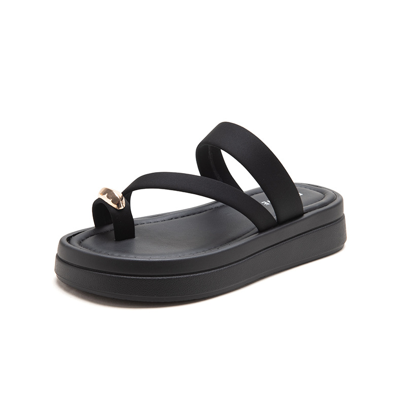 Augu Shi Deng zapatillas de clip para mujeres 2026 nuevo estilo de moda de verano con una falda con un pedazo de zapatillas frías