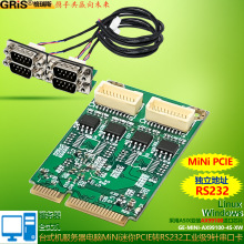 MINI����PCI-E�D4��RS232���ڿ���X̨ʽ�CAX99100��֧��485-422