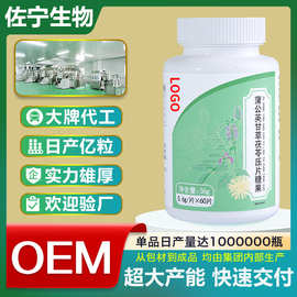 OEM代工蒲公英甘草茯苓草本压片糖果成人咀嚼片山东工厂贴牌定制