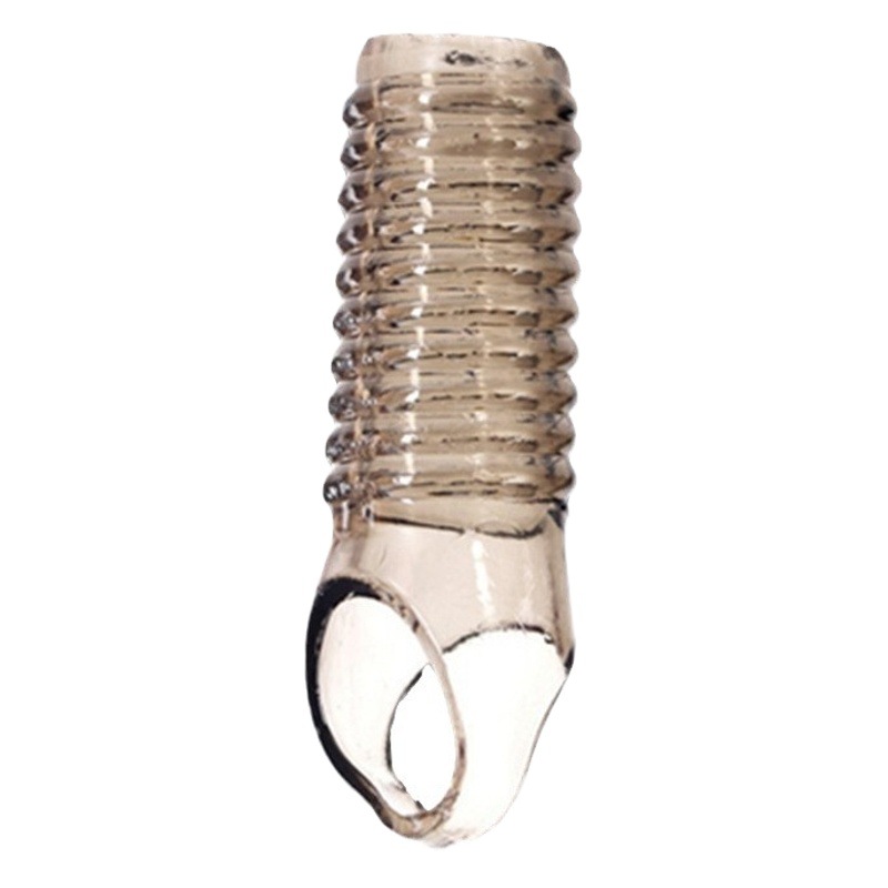 Condón Humha Erjiang Da Ha Erha con rosca para hombres, condón de diente de lobo, anillo de retención de esperma, condón para pene, doble anillo, anillo erótico de retención de esperma.