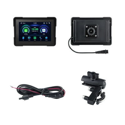 5inch Wireless Carplay/Android Auto Portable Car Motorcycle Driving Recorder (Simsiz CarPlay və Android Auto) - 5inch-screen-projection-navigation-single-bluetooth-m16c