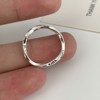 Advanced fashionable small design ring, silver 925 sample, high-quality style, light luxury style, on index finger, simple and elegant design
