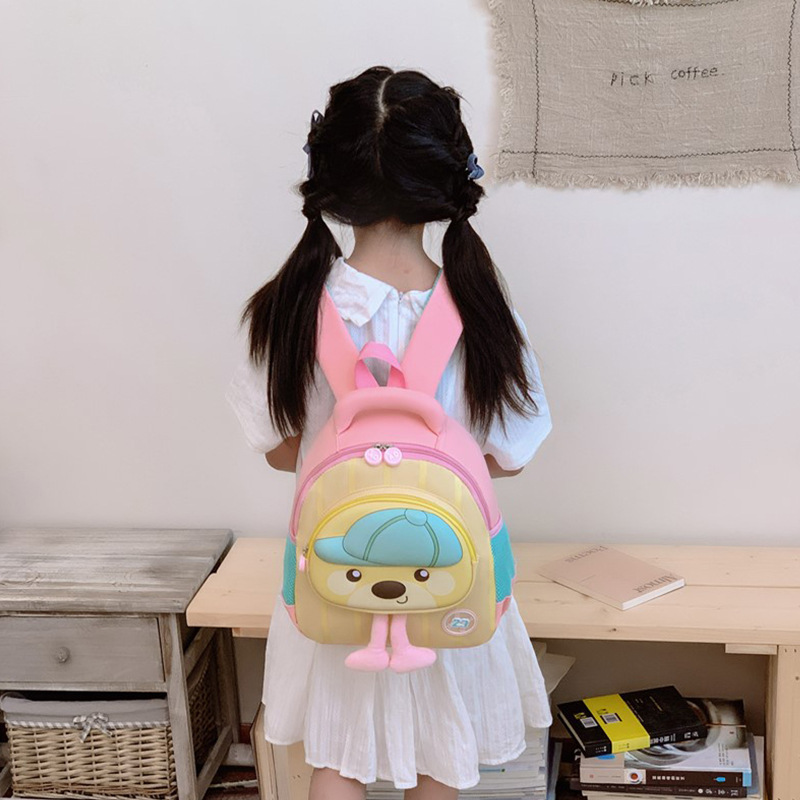 Mochila infantil preescolar de 3 años y 5 años de niña encantadora mochila de jardín de infantes de dibujos animados mochila ligera para niños
