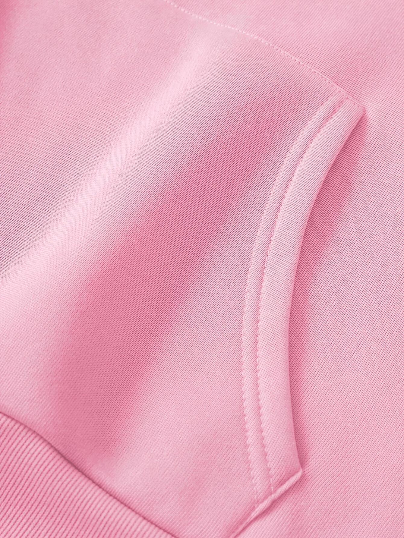 Ouma Faith Over Fear Printed Pocket Sweatshirt, Casual Long Sleeve Drawstring Hooded Sweatshirt_voghion.com