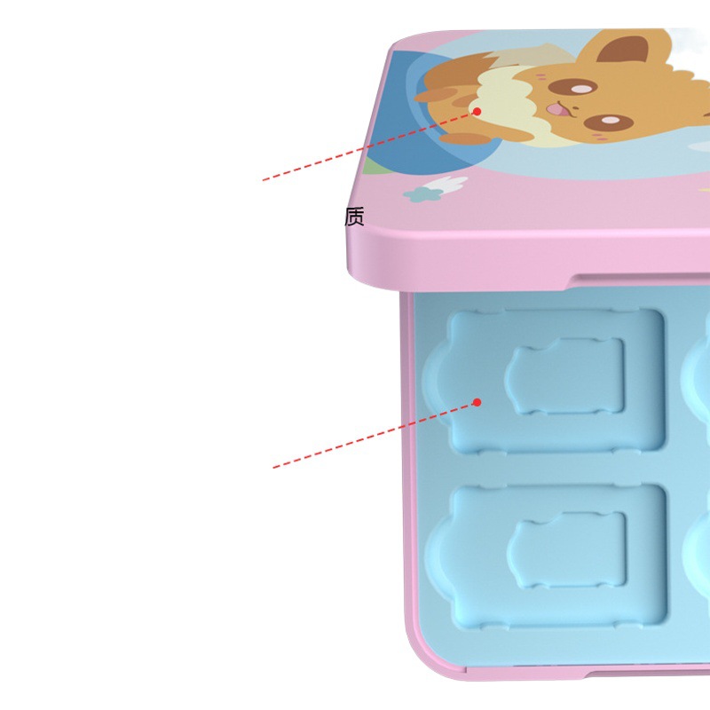 Nintendo interruptor magnético caja de tarjeta de silicona 12 piezas NS juego tarjeta caja de almacenamiento accesorios periféricos caja de tarjeta