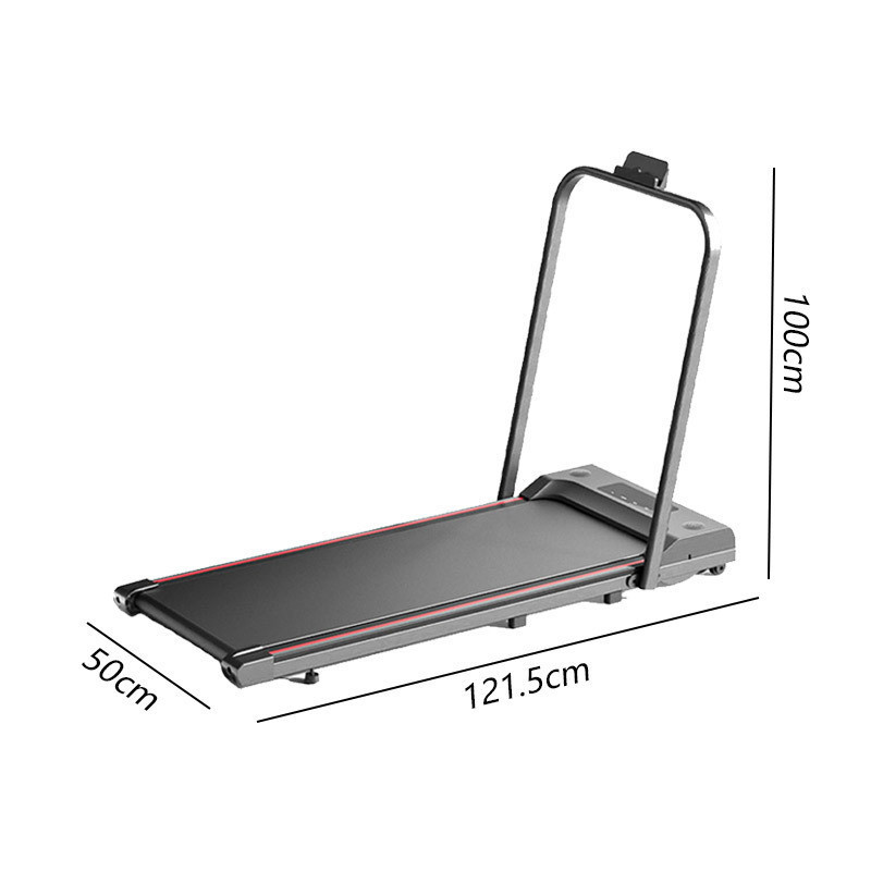 Jcwy Flat Treadmill Home Mini Foldableing Silent Electric Indoor Simple Walking Machine Fitness Equipment Jogging