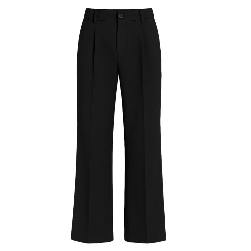 Primavera y otoño de la vieja ventana de mujeres pantalones de cintura baja de mujeres de viaje delgadas rectas ociosas pantalones comerciales de piernas anchas image 6