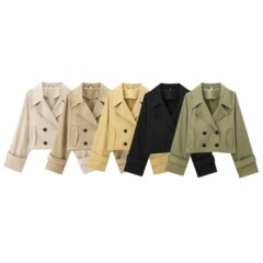 外国貿易リスト! 卸売り秋の新型欧米風風服式ショートジャケット3046242