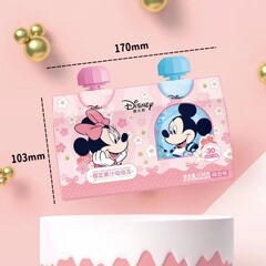 かわいいミッキーとミニーのゼリー、お土産、ベビーパーティー、超かわいくて見栄えの良いゼリー
