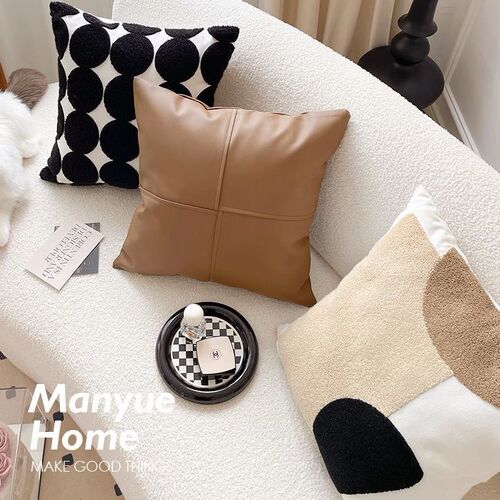 Ins style Nordic pillow living room sofa cushion cream style decorative pillow tatami bed back cushion super soft