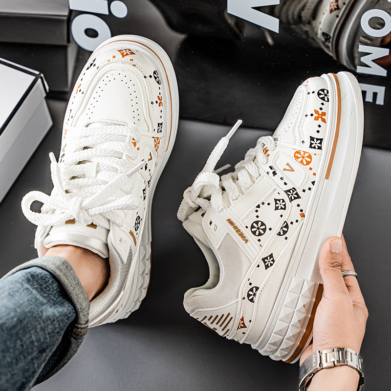 Zapatillas de deporte de alta gama, nuevo estilo de verano, zapatos blancos de moda transpirables, estilo explosivo transfronterizo, celebridades de Internet, el mismo estilo, zapatos de moda para estudiantes