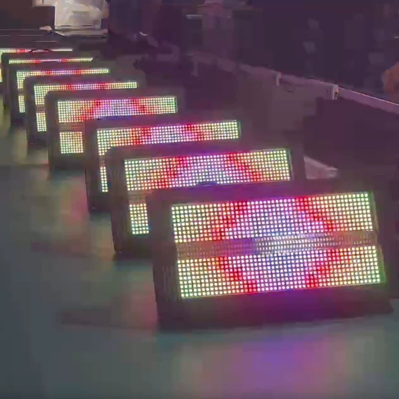 LED96 сегментов + 32 сегмента полноцветный RGB стробоскоп RGB фон окрашивающий свет лошадь гонки бар строб сценическое освещение