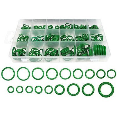 厂家供跨境-530pcs绿色橡胶丁腈圈盒装适用于空调专业管道汽车等