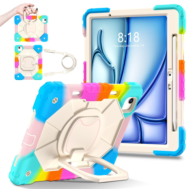 Suitable for air11 flat cover pro11 anti-fall protective shell ipad10.2 bracket portable shell armor three-proof