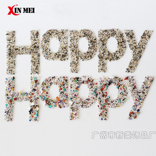 �V�ݠCʯ ��ɫˮ����ʯ����С���鱳�zhappy��ĸ�C�Ƭ �o�϶���