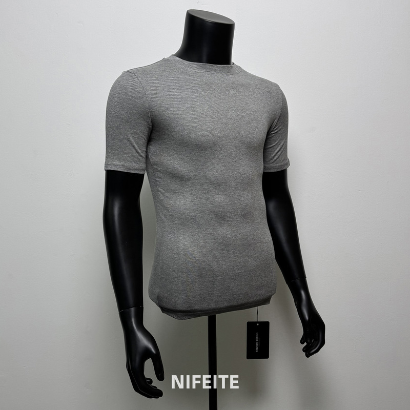 Short-sleeved T-shirt men's summer high stretch tight running training sports quick-drying base shirt fitness thread top