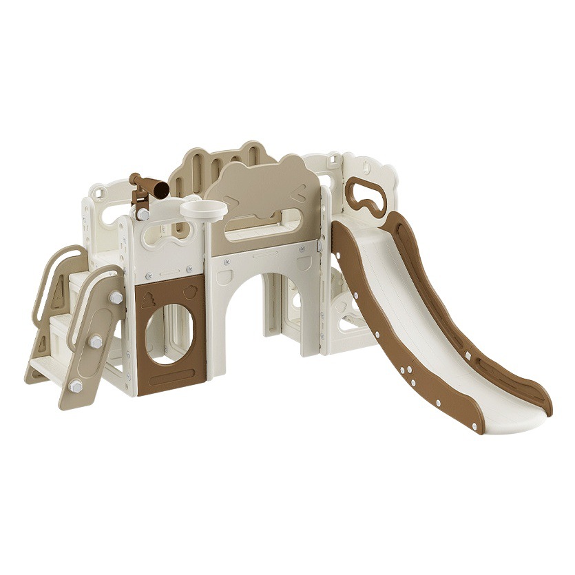 Slide interior casa de un año de edad bebé pequeño paraíso bebé juguete niño grande diapositiva columpio niños escalada marco