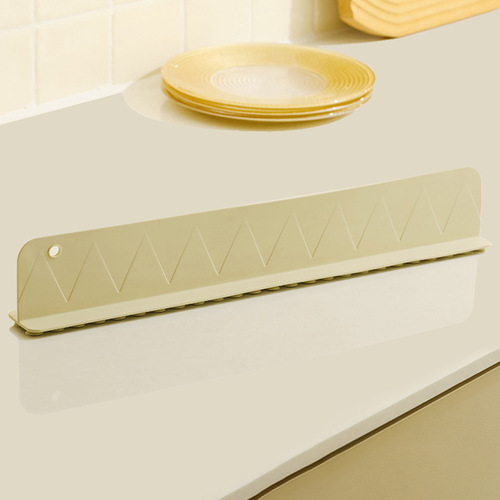 Silicone sink edge water retaining plate kitchen countertop anti-splash bathroom washbasin basin extended water retaining strip