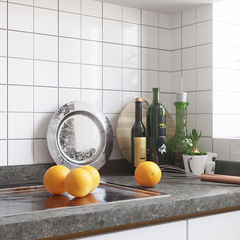 亞馬遜跨境純色單色馬賽克瓷磚貼花磚自粘瓷磚貼復古牆貼外貿