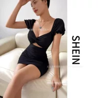 Женская одежда Shein, трансграничная внешняя торговля, новые специальные распродажи, женские топы 2024, юбка из двух частей, смешанные стили, оптовая продажа.