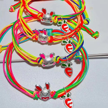 2020年新款纯银990萝卜兔编织手链简约时尚女款手饰金店会销礼品