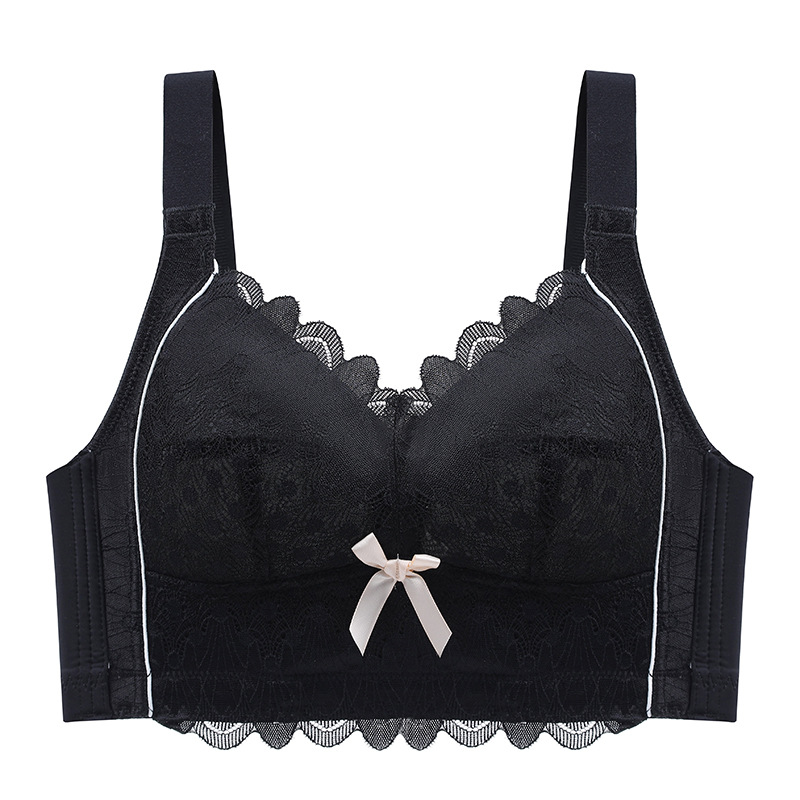 Sujetador ajustable de mujer soporte superior grande anti-flacidez sujetador de mama ropa interior inalámbrica empuje hacia arriba pequeño pecho especial