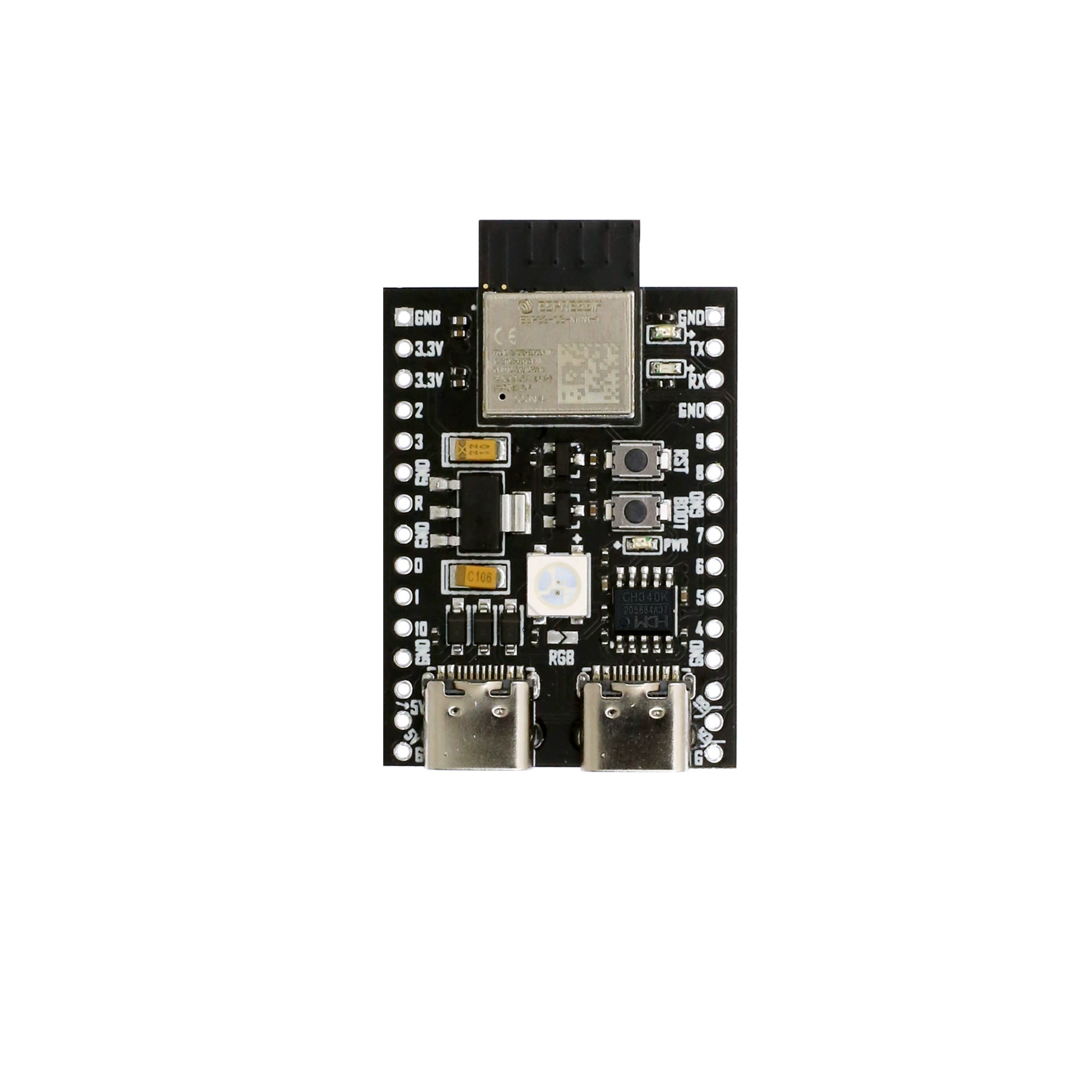 ESP32-C3 Двойной Type-C Wifi Bluetooth BLE5.0DevKitM-1 Ядро плата ESP32C3