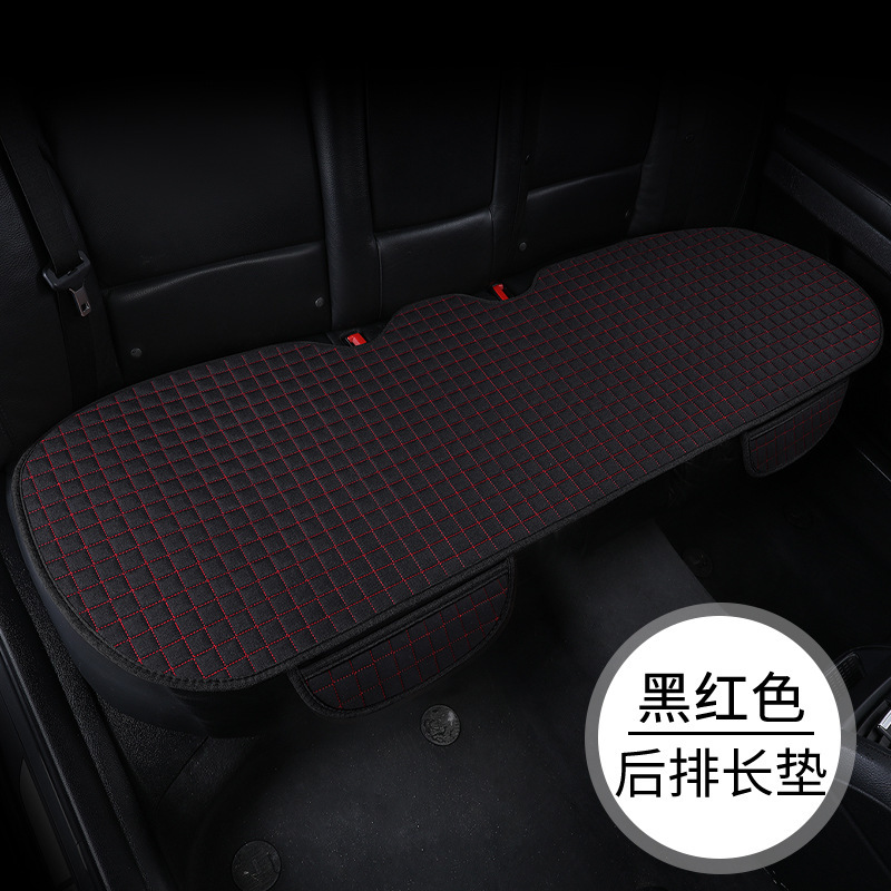 新型自動車座布団リネンシート + 背もたれ + 三点セット五席四季クッション代発|undefined