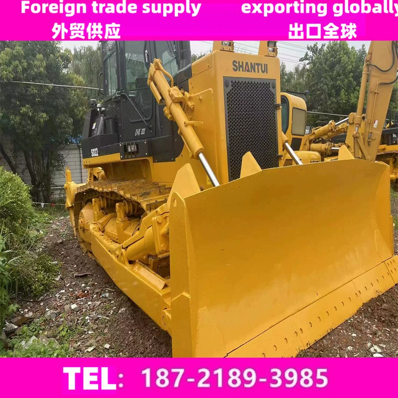 Подержанный бульдозер Shantui SD22 новый электронный впрыск CUMMINS двигатель 220 бульдозер