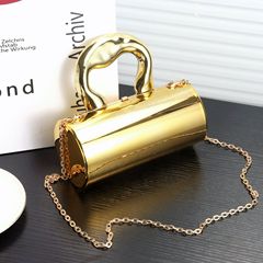 人気のクロスボーダー小さな円筒形ボックスバッグ女性のヨーロッパとアメリカのファッションスパンコールアクリルバッグシングルショルダークロスボディチェーンイブニング