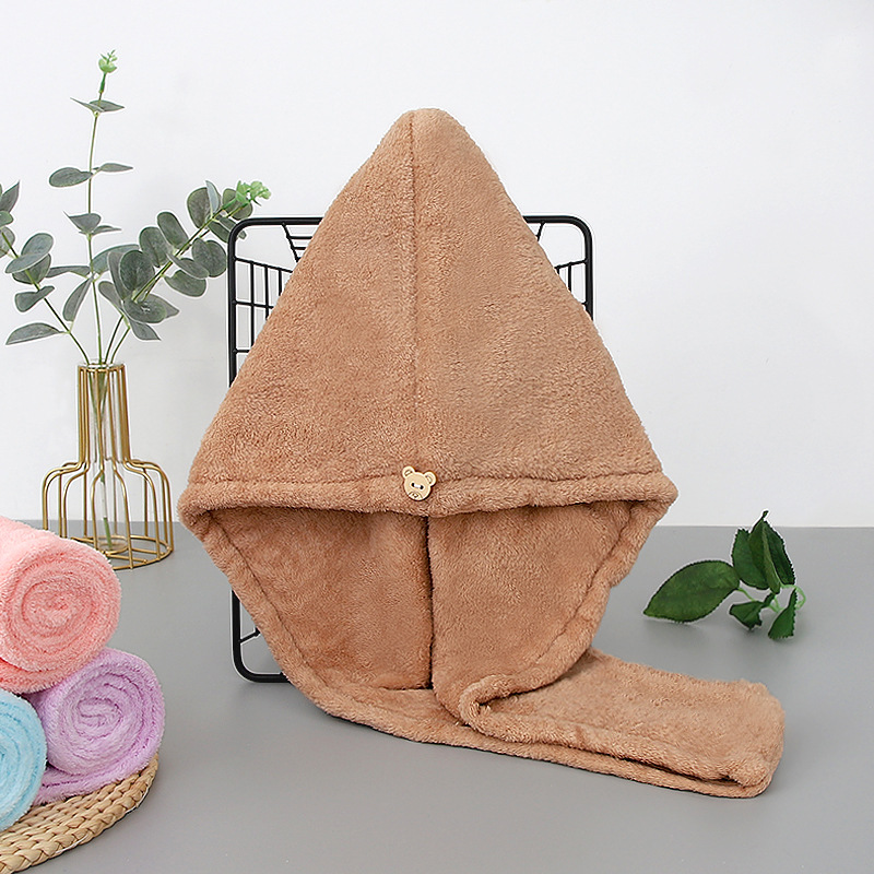 Princesa gorro de secado de cabello súper absorbente bolso de mujer pañuelo de cabeza Pelo Largo gorro de ducha champú de secado rápido Toalla de secado de cabello engrosada Toalla de pelo