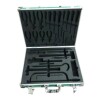 Aluminum toolbox Professional maintenance box Green box portable Equipment box shock absorption Instrument case