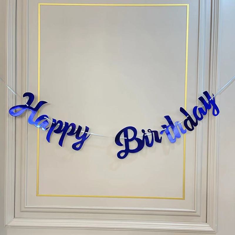 Ins赤ちゃん歳誕生日パーティー装飾旗happy birthday連体アルファベット誕生日花|undefined