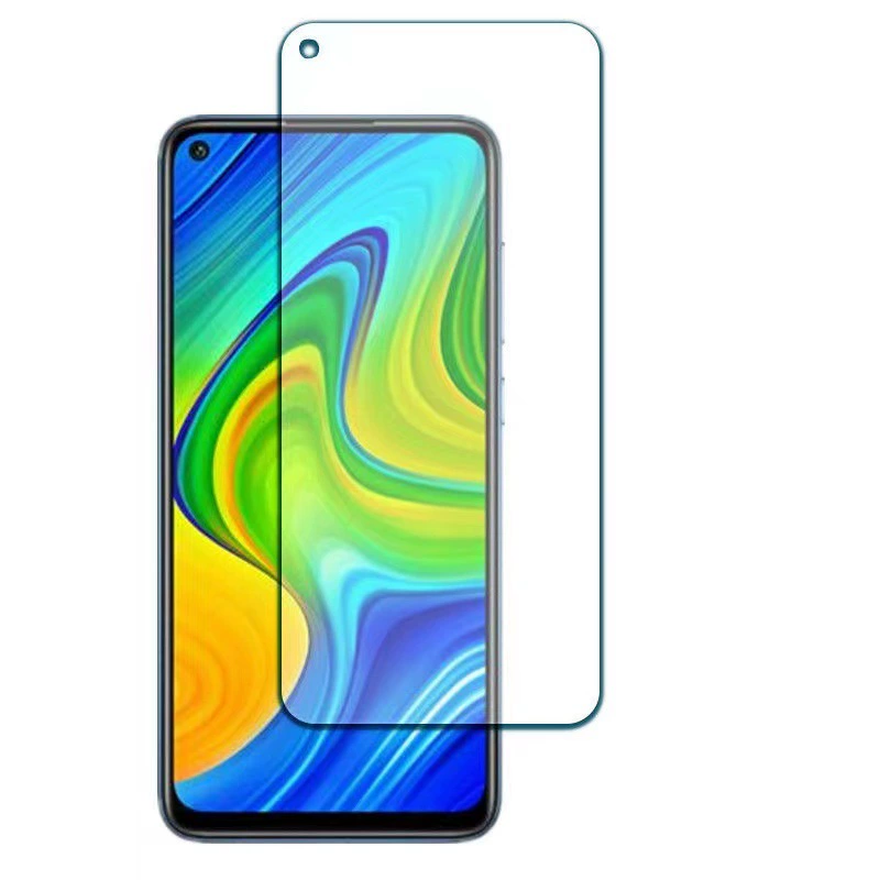 Подходит для Xiaomi Redmi 10x, полноэкранная закаленная пленка, противоударная синему свету, взрывобезопасная, с высоким разрешением для распознавания отпечатков пальцев, наклейки для мобильных телефонов Redmi