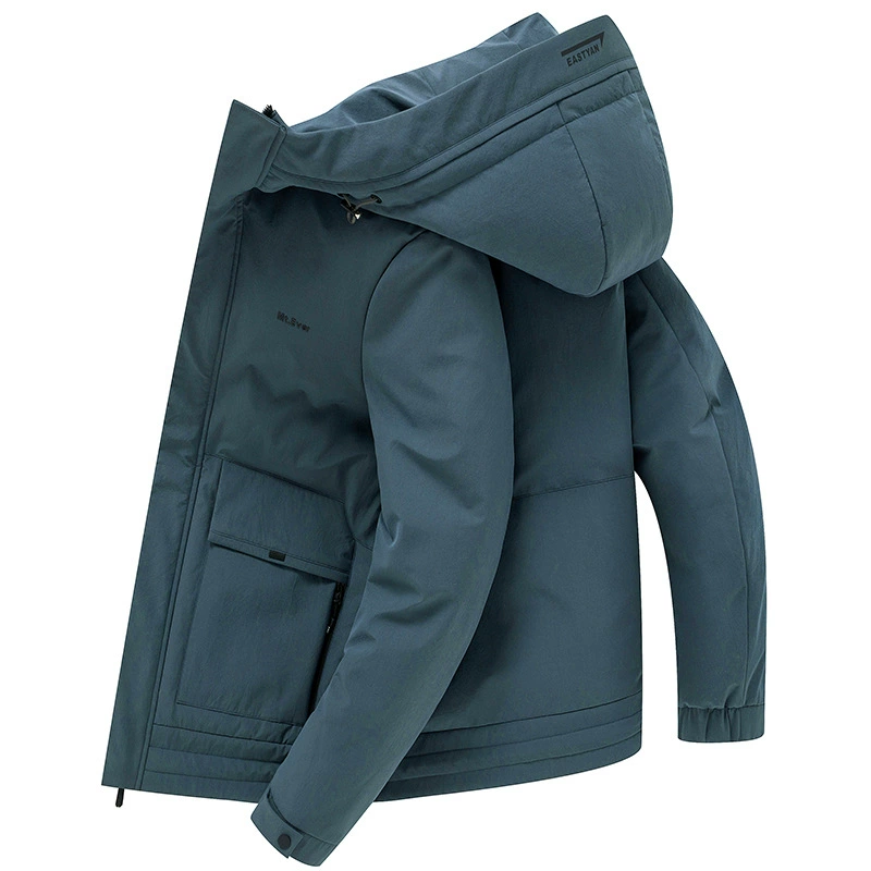 Winter hoody, men's colored down jacket, 2021 collection